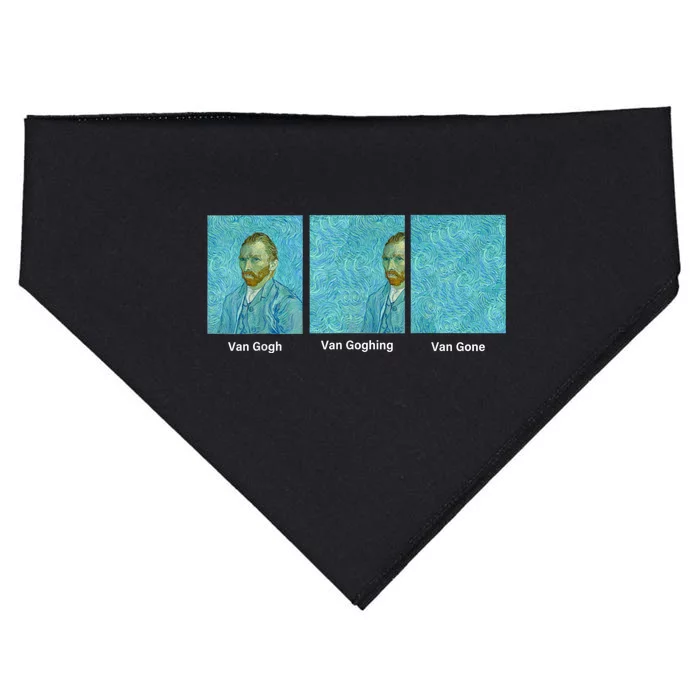 Van Gogh Van Going Van Gone Funny Art Lover USA-Made Doggie Bandana