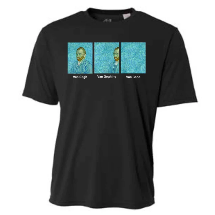 Van Gogh Van Going Van Gone Funny Art Lover Cooling Performance Crew T-Shirt