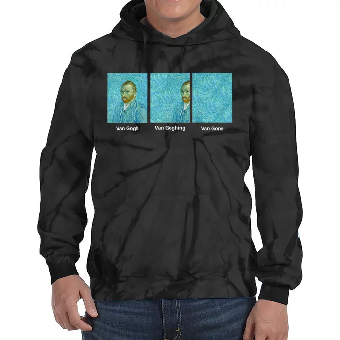 Van Gogh Van Going Van Gone Funny Art Lover Tie Dye Hoodie