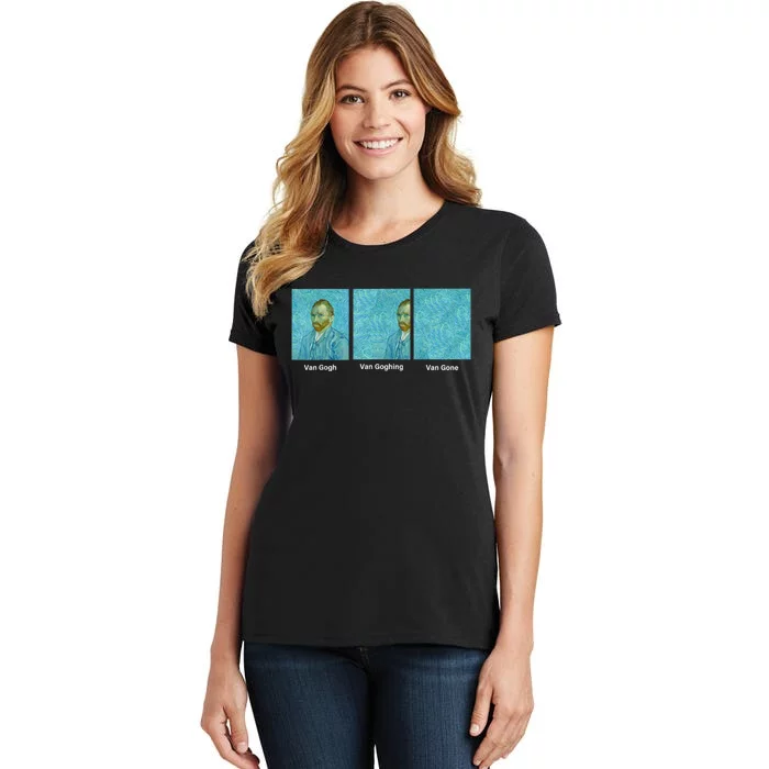 Van Gogh Van Going Van Gone Funny Art Lover Women's T-Shirt