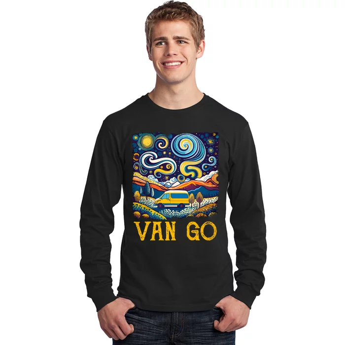 Van Go Vanlife Accessories Artist Funny Art Teacher Long Sleeve Shirt