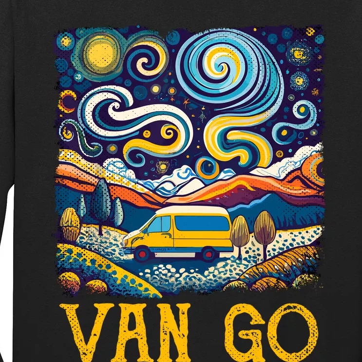 Van Go Vanlife Accessories Artist Funny Art Teacher Long Sleeve Shirt