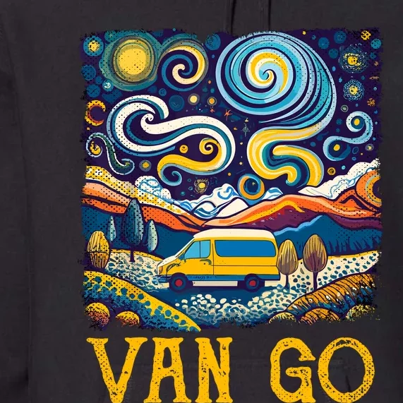 Van Go Vanlife Accessories Artist Funny Art Teacher Premium Hoodie