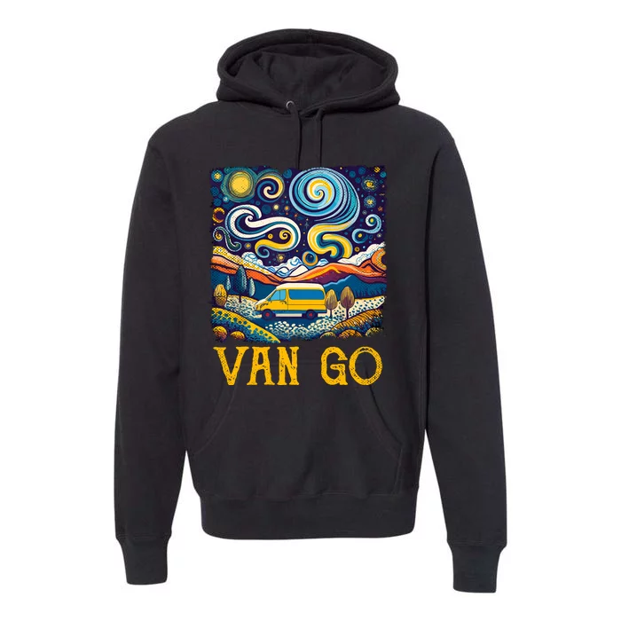 Van Go Vanlife Accessories Artist Funny Art Teacher Premium Hoodie