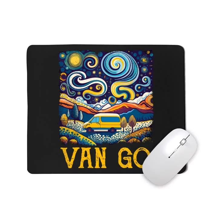 Van Go Vanlife Accessories Artist Funny Art Teacher Mousepad