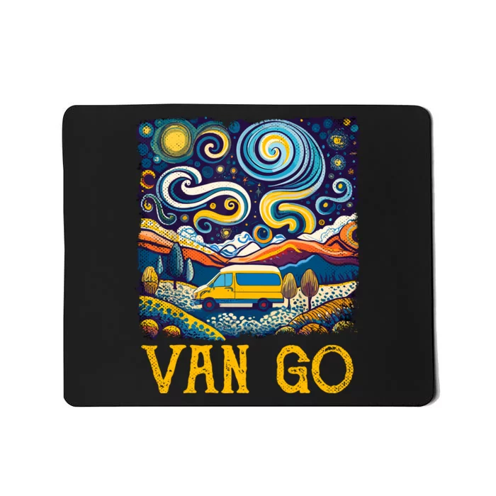 Van Go Vanlife Accessories Artist Funny Art Teacher Mousepad