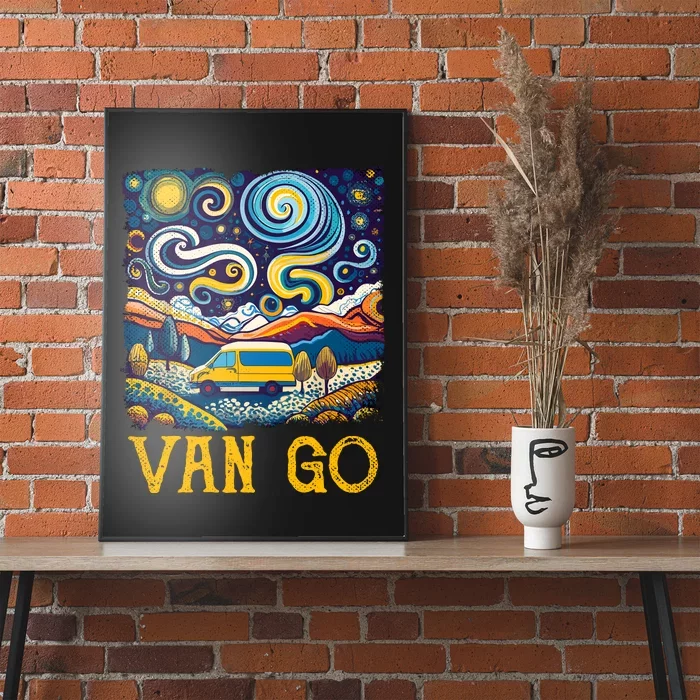 Van Go Vanlife Accessories Artist Funny Art Teacher Poster