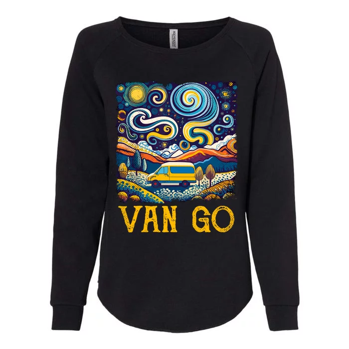 Van Go Vanlife Accessories Artist Funny Art Teacher Womens California Wash Sweatshirt