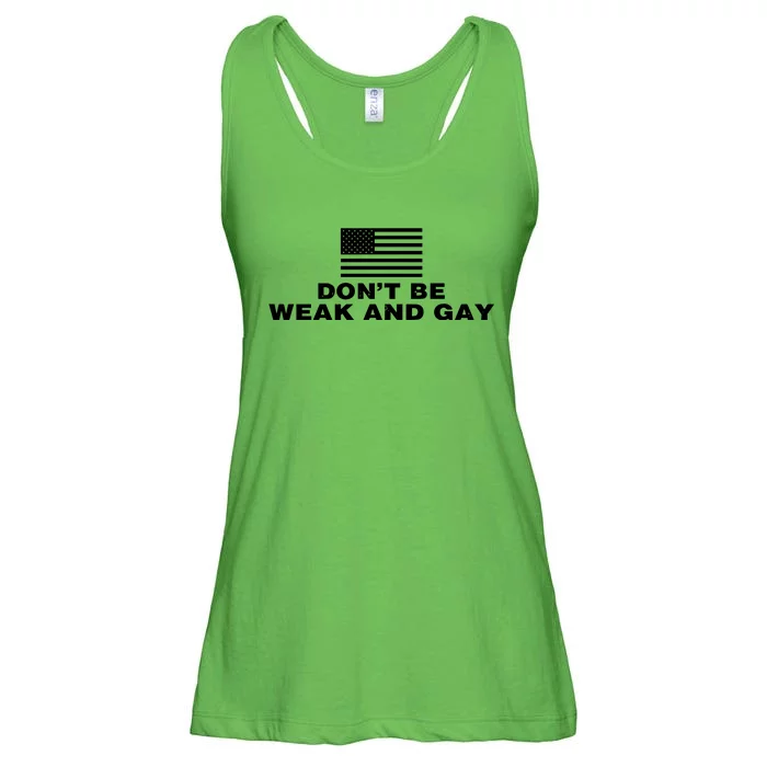 Valentina Gomez Wearing DonT Be Weak And Gay Ladies Essential Flowy Tank