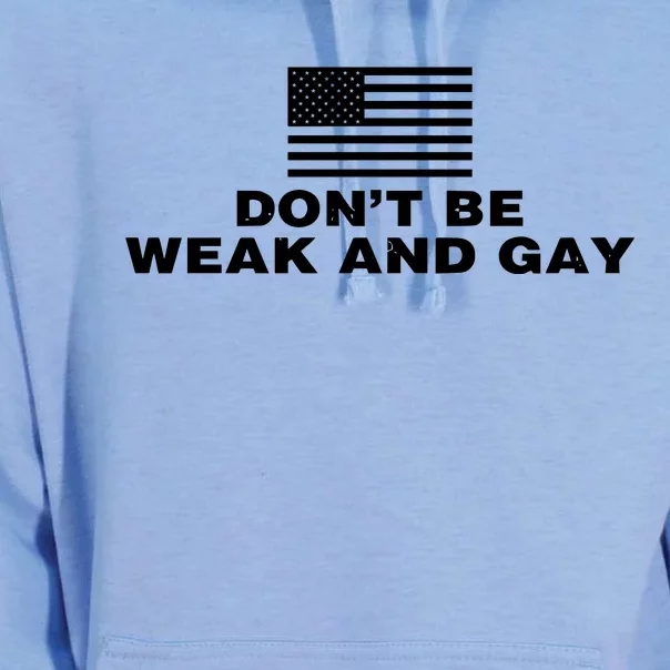 Valentina Gomez Wearing DonT Be Weak And Gay Unisex Surf Hoodie