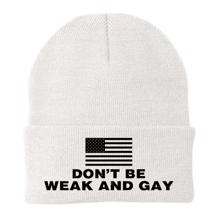 Valentina Gomez Wearing DonT Be Weak And Gay Knit Cap Winter Beanie