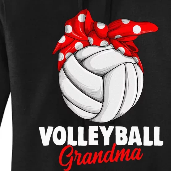 Volleyball Grandma Women Women's Pullover Hoodie