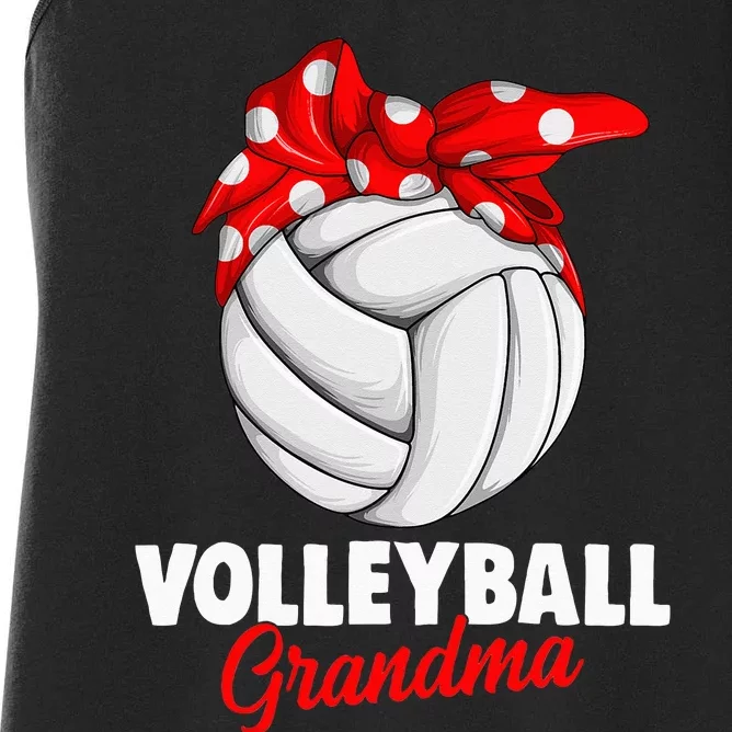 Volleyball Grandma Women Women's Racerback Tank