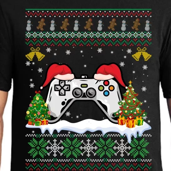 Video Gamer Xmas Lighting Funny Ugly Video Game Christmas Great Gift Pajama Set