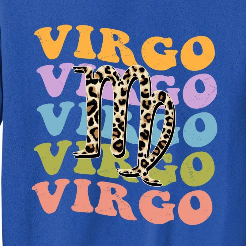 Virgo Gift Zodiac Birthday Retro Groovy Gift Sweatshirt