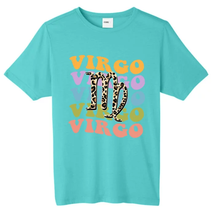 Virgo Gift Zodiac Birthday Retro Groovy Gift ChromaSoft Performance T-Shirt