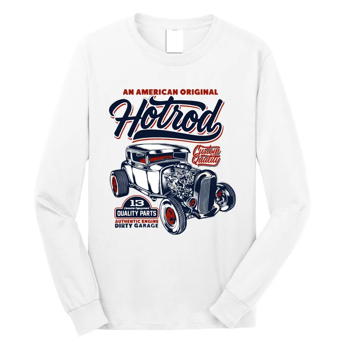 Vintage Hotrod 1932 Car Graphic Long Sleeve Shirt