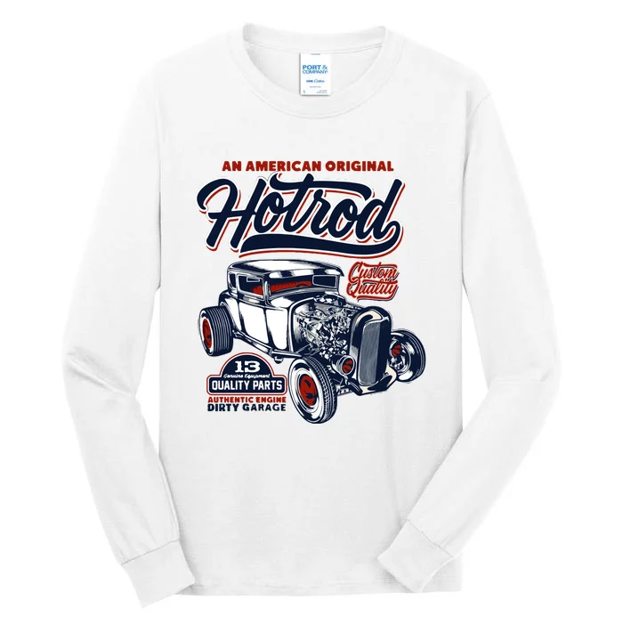 Vintage Hotrod 1932 Car Graphic Tall Long Sleeve T-Shirt