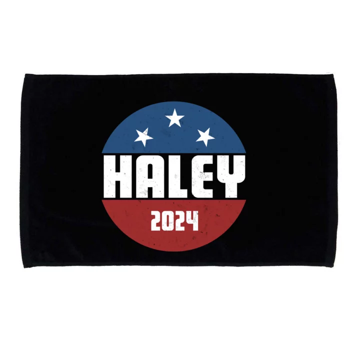 Vote Haley 2024 Election Retro Vintage Microfiber Hand Towel