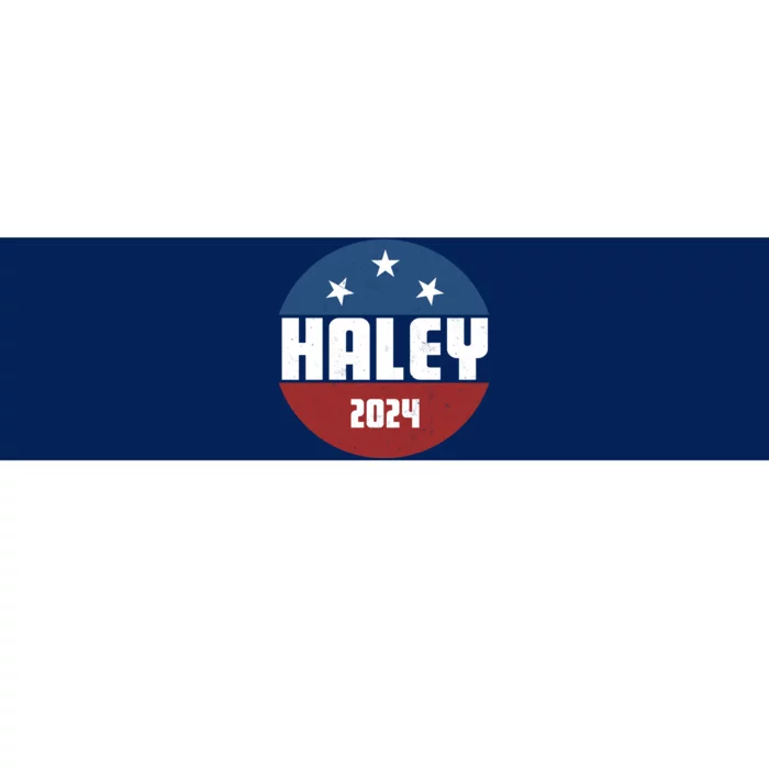 Vote Haley 2024 Election Retro Vintage Bumper Sticker