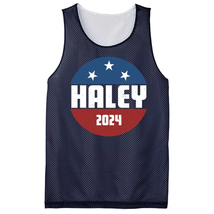 Vote Haley 2024 Election Retro Vintage Mesh Reversible Basketball Jersey Tank