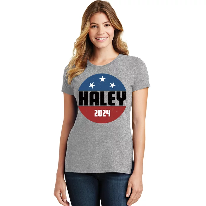 Vote Haley 2024 Election Retro Vintage Women's T-Shirt