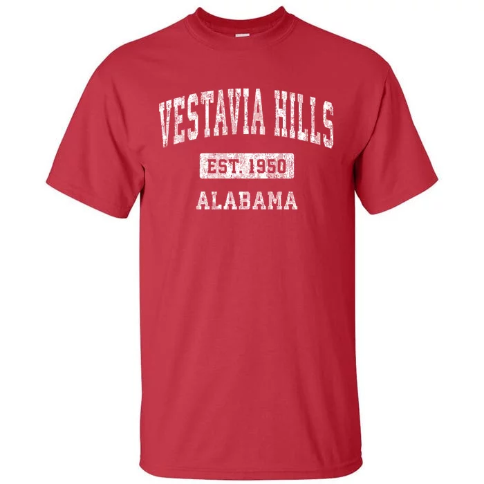 Vestavia Hills Alabama Al Vintage Sports Tall T-Shirt