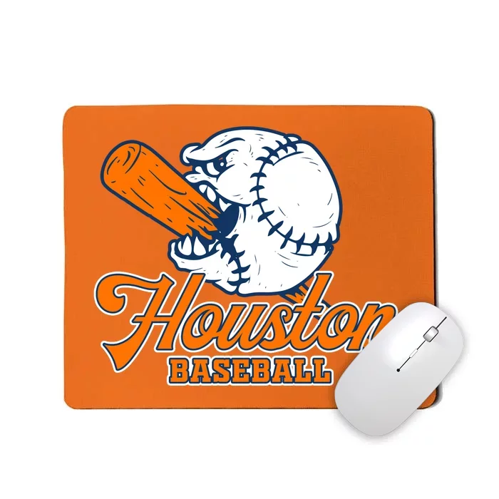 Vintage Houston Baseball Space City Retro Mousepad