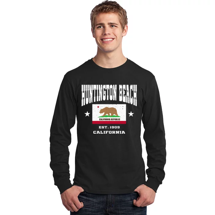 Vintage Huntington Beach California Ca Long Sleeve Shirt