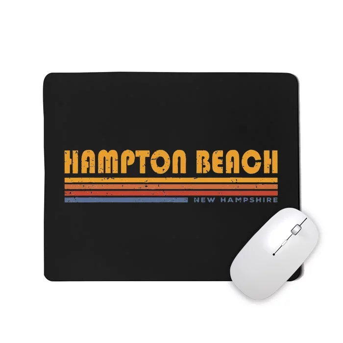 Vintage Hampton Beach Nh New Hampshire Vacation Souvenir Mousepad