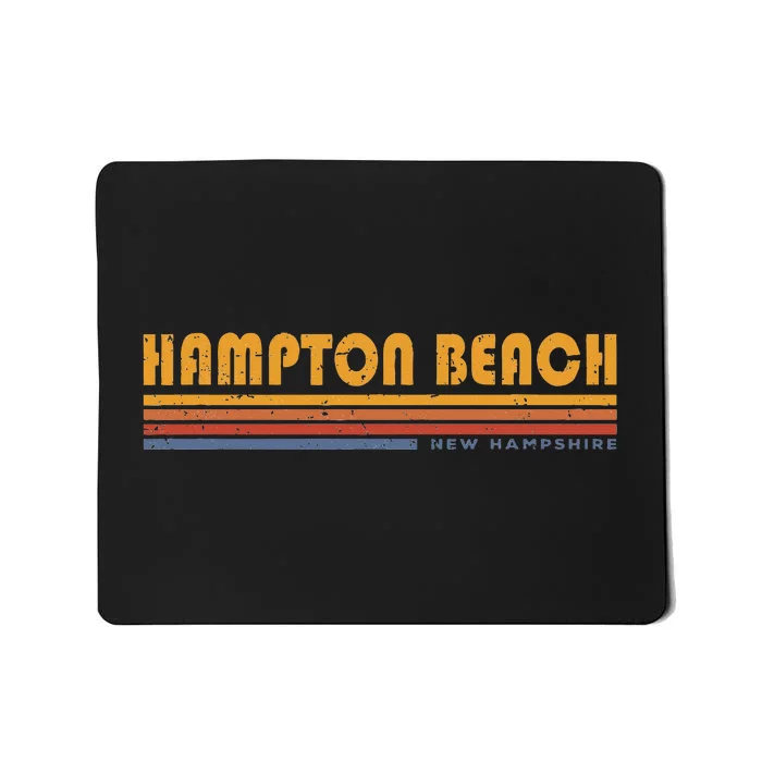 Vintage Hampton Beach Nh New Hampshire Vacation Souvenir Mousepad