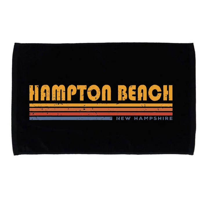 Vintage Hampton Beach Nh New Hampshire Vacation Souvenir Microfiber Hand Towel