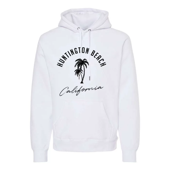 Vintage Huntington Beach California Premium Hoodie