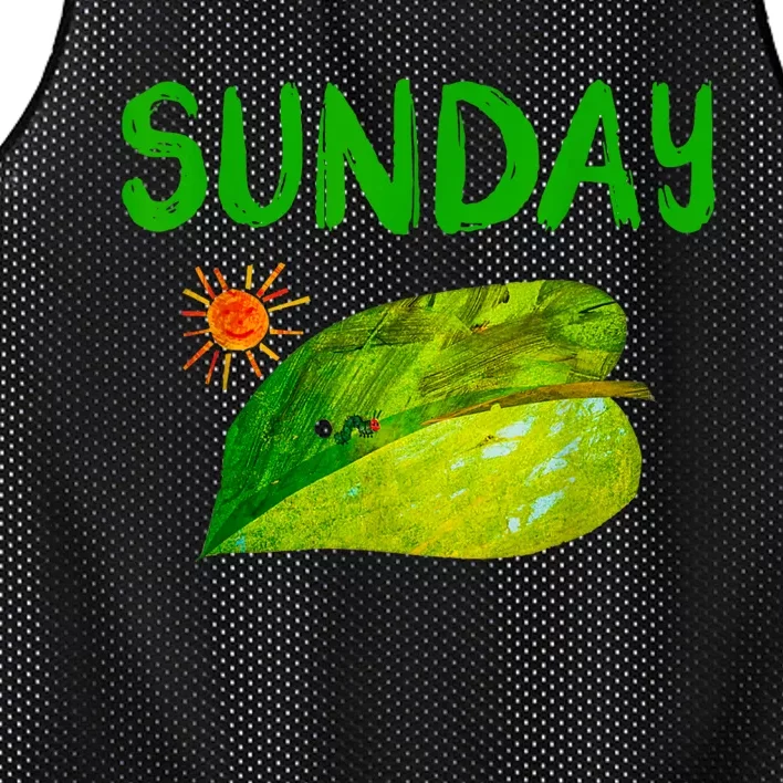 Very Hungry Caterpillar Sunday Fruits Birthday Caterpillar Mesh Reversible Basketball Jersey Tank