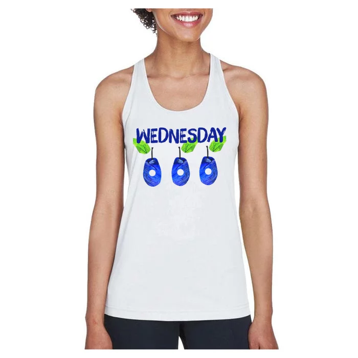 Very Hungry Caterpillar Wednesday Fruits Women's Racerback Tank