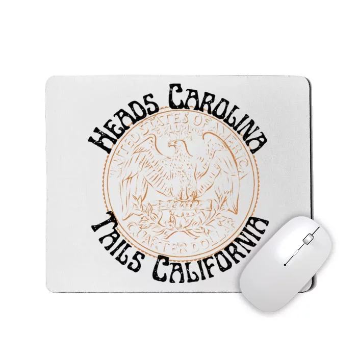 Vintage Heads Carolina Tail California US Western Country Mousepad