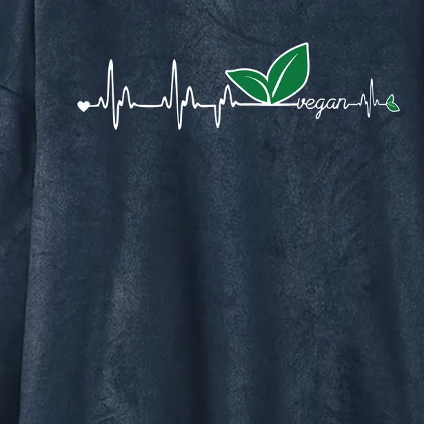 Vegan Heartbeat Clothing Vegan Hooded Wearable Blanket