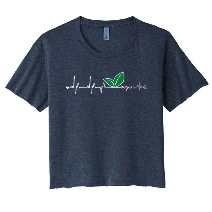 Vegan Heartbeat Clothing Vegan Women's Crop Top Tee