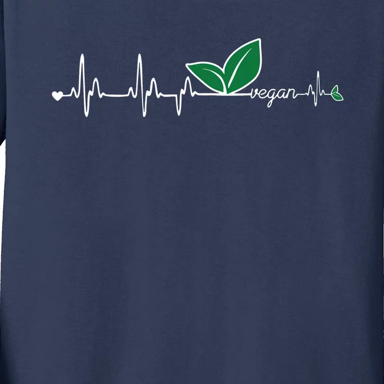 Vegan Heartbeat Clothing Vegan Kids Long Sleeve Shirt