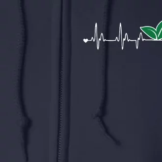 Vegan Heartbeat Clothing Vegan Full Zip Hoodie