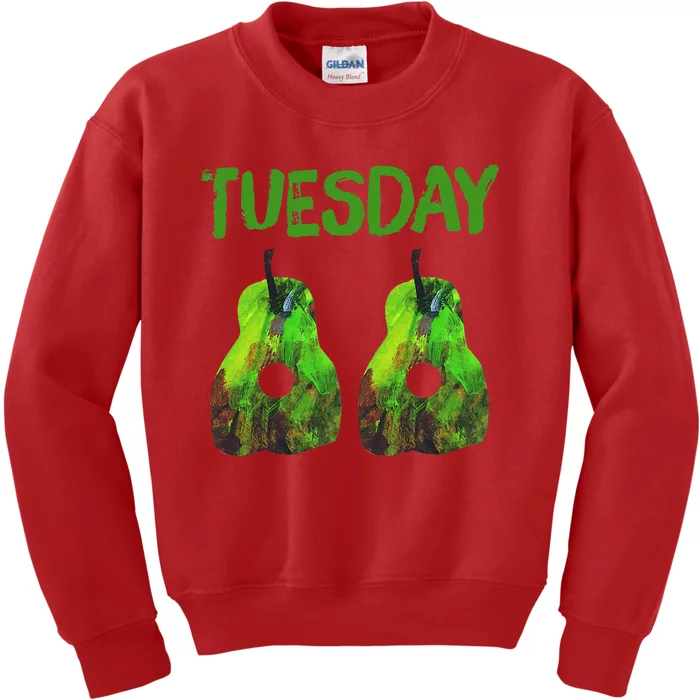 Very Hungry Caterpillar Tuesday Fruits Birthday Very Hungry Kids Sweatshirt