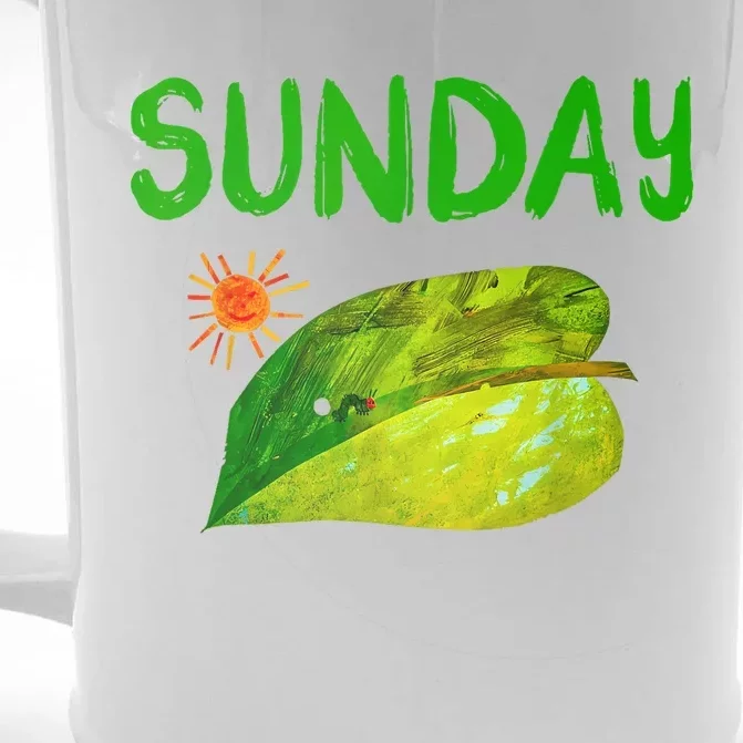 Very Hungry Caterpillar Sunday Fruits Birthday Caterpillar Front & Back Beer Stein