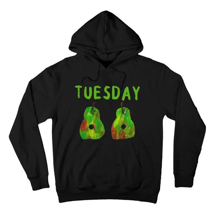 Very Hungry Caterpillar Tuesday Fruits Birthday Caterpillar Tall Hoodie