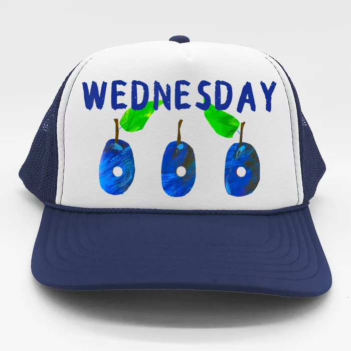 Very Hungry Caterpillar Wednesday Fruit Birthday Caterpillar Trucker Hat