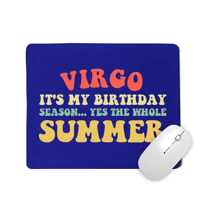 Virgo Horoscope Cute Gift Funny Virgo Birthday Zodiac Cute Gift Mousepad