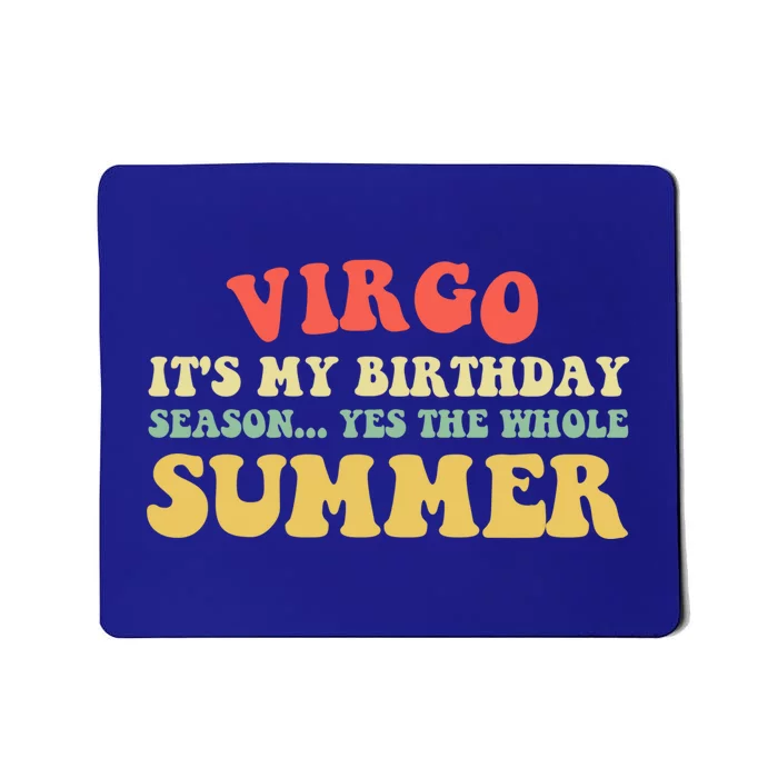 Virgo Horoscope Cute Gift Funny Virgo Birthday Zodiac Cute Gift Mousepad