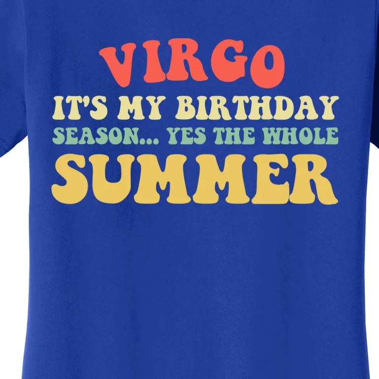 Virgo Horoscope Cute Gift Funny Virgo Birthday Zodiac Cute Gift Women's T-Shirt