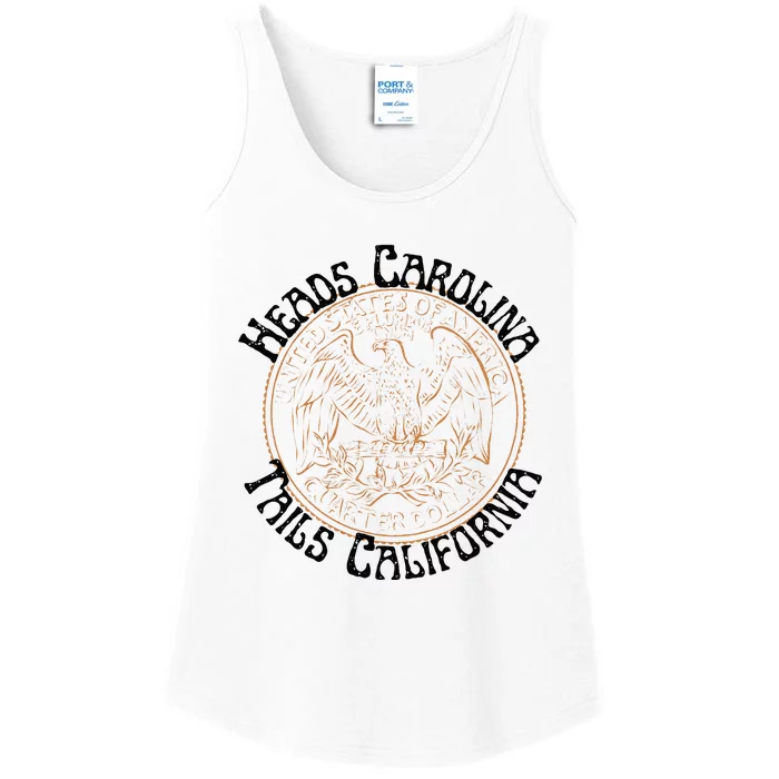 Vintage Heads Carolina Tail California US Western Country Ladies Essential Tank