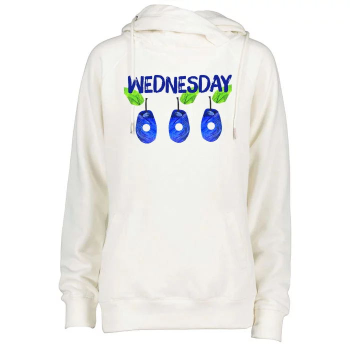 Very Hungry Caterpillar Wednesday Fruits Birthday Teacher Womens Funnel Neck Pullover Hood