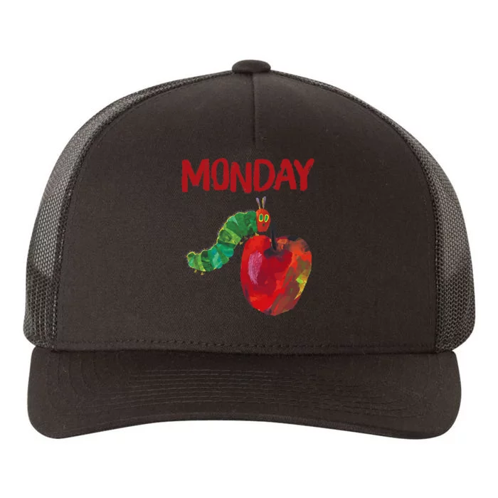 Very Hungry Caterpillar Monday Fruits Birthday Caterpillar Yupoong Adult 5-Panel Trucker Hat